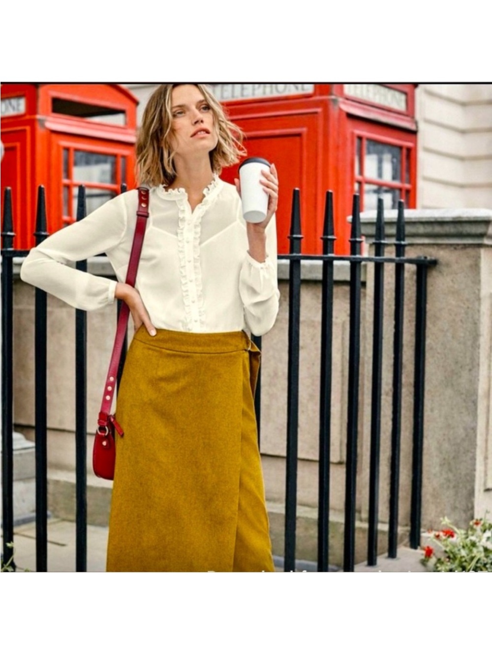NWT Boden Constance Wrap skirt